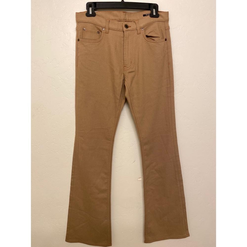 MIU MIU wool cashmere bootcut trousers